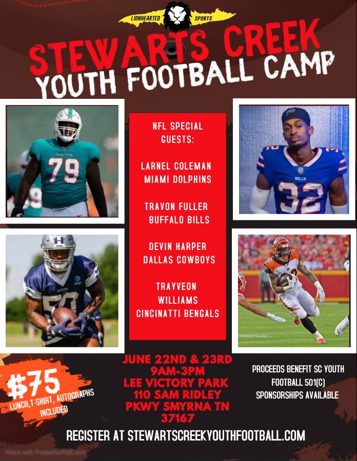 RedHawks Youth Football Camp - Stewarts Creek Youth Football